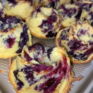 Did you say Mini Bundts!!!! Lemon &amp; Blueberry along with other choices.