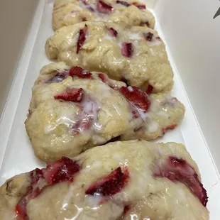 Yummy Strawberry Scones