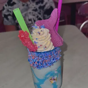 Cotton Candy shake!