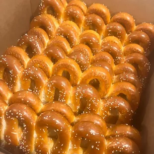 a box of pretzels