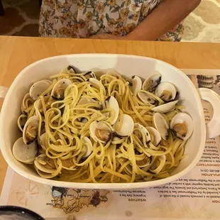 Almalfi coast Linguine and clams