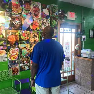 The menu was endless