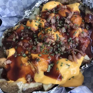 Loaded chicken potato!