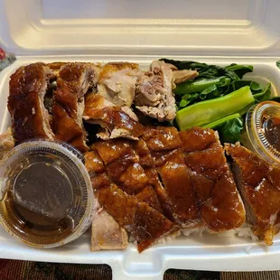 Duck over Rice to-go