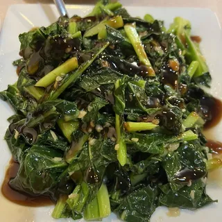 Steamed Chinese Broccoli with Oyster Sauce