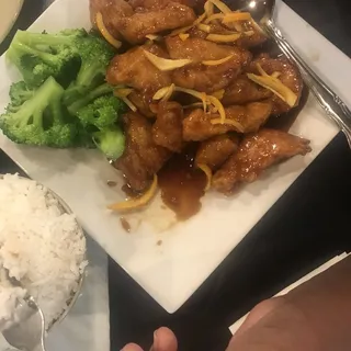 6. Orange Chicken Entree