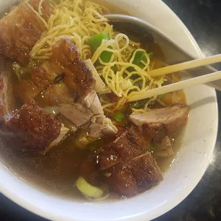 Noodle Soup with Roasted Duck