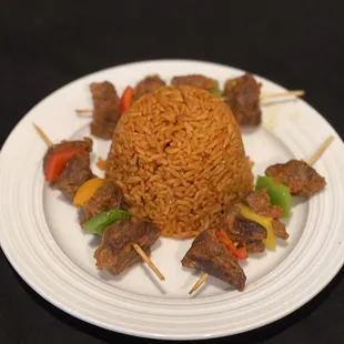 Beef Kebab Plate