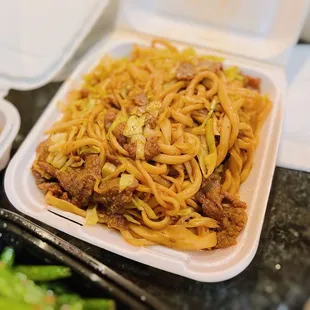 25. Stir-Fly Noodle with Cumin Beef