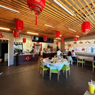 people eating in a restaurant
