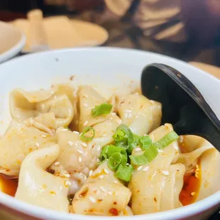 5. Wonton with Chili Oil