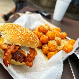 BCR w Seasoned Parmesan Tots