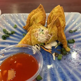 The best Crab Rangoon ever