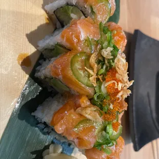 Special salmon roll