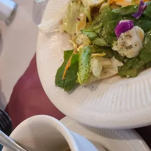 Italian wedding soup and house salad