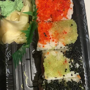 Tri Color Crunch Roll