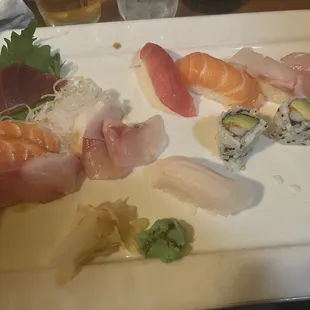 Sushi and Sashimi Combo Entree. 4 stars. IG: @amei.eats