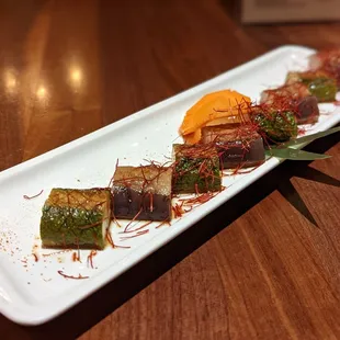 Nasu Agebitashi (Zucchini &amp; Eggplant)