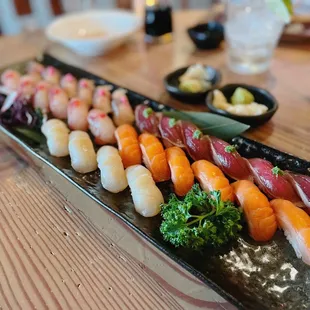 (Front to Back, Left to Right): Hotate, Suzuki, Iwana, Saba, Katsuo