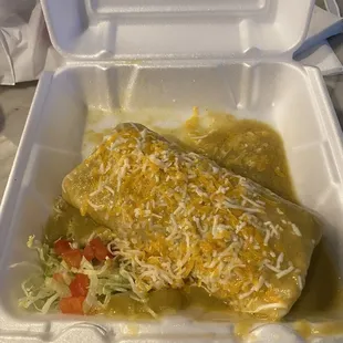 Beef burrito