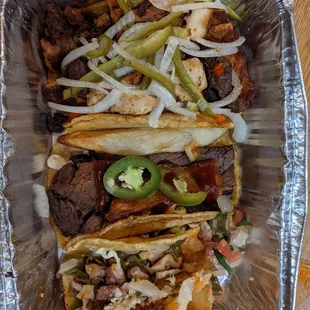 Octopus, brisket, and chupacabra tacos