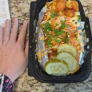 Hot Honey Chicken Potato