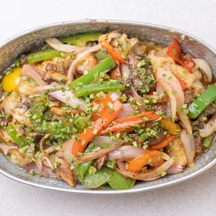 a bowl of mixed vegetables