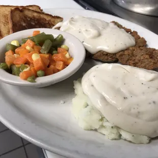 Chicken fried Steak Dinner