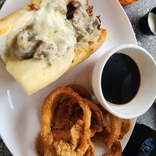 The French dip is a must try