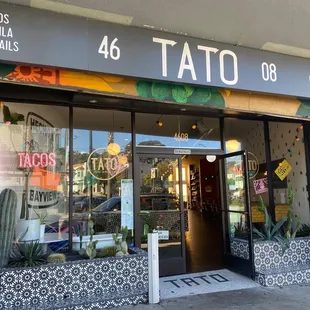 Front of the restaurant