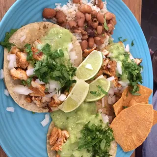 Pollo Asado Tacos
