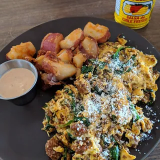 Chorizo Scramble