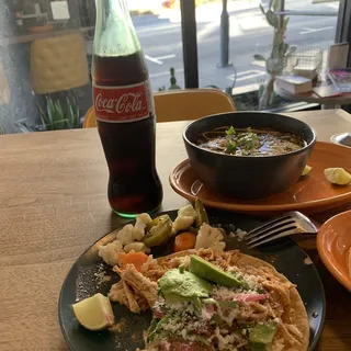 Chicken Tinga Tostadas