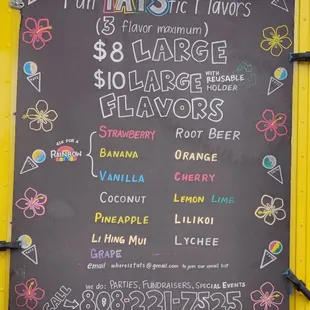 Menu on 7-12-23