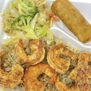 Hibachi Shrimp lunch special