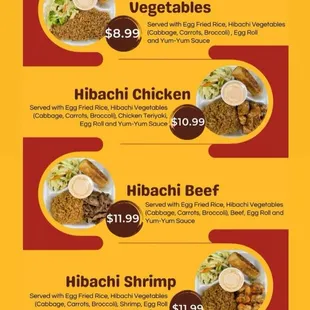 Menu: Lunch Specials