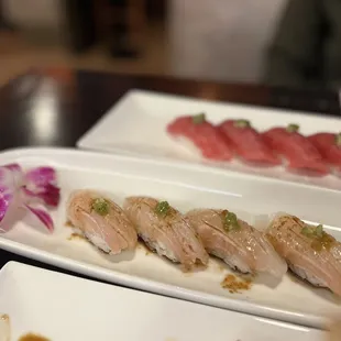 a variety of sushi