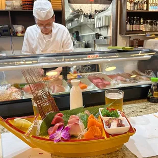 sushi and sashimi