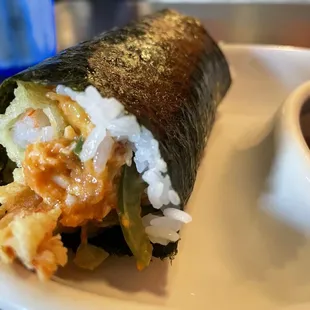 Shut up hand Roll