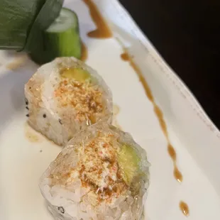 Heavenly crab roll $15.50 REAL crab. Delicious but could have gone easier in the Mayo