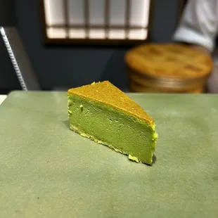 Matcha cheesecake