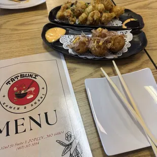 Takoyaki &amp; chicken karaage