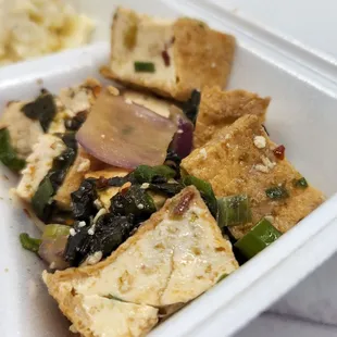Tofu salad. **