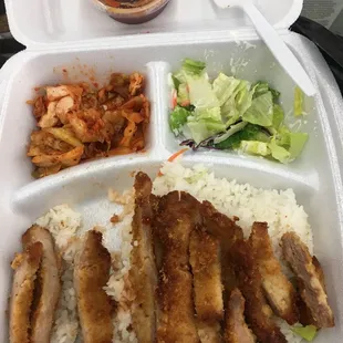 Ok so this is the remaining food.   I think the reg plate might be a little too much.  FULL and get plenty left