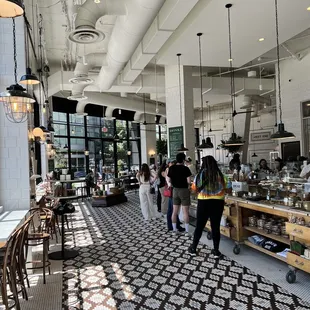 Inside ordering counter