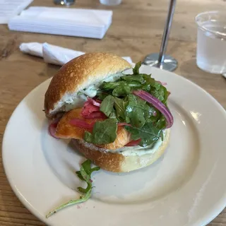 Roasted Salmon Sandwich