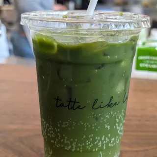 Orange Coriander Matcha Soda 16oz