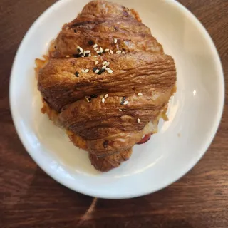 Ham & Cheese Croissant with Dijon Mustard