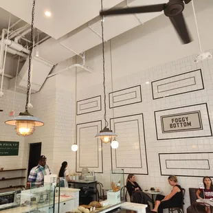 customers sitting at tables