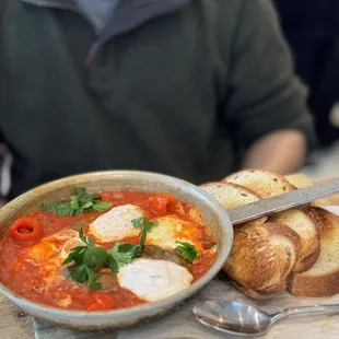 Lamb meatballs shakshuka